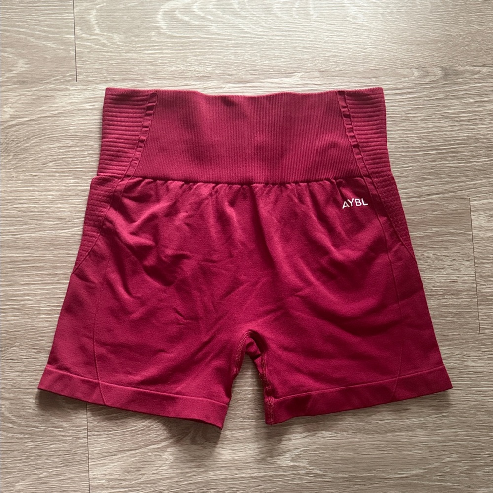 AYBL Women's Deep Red Bike Shorts